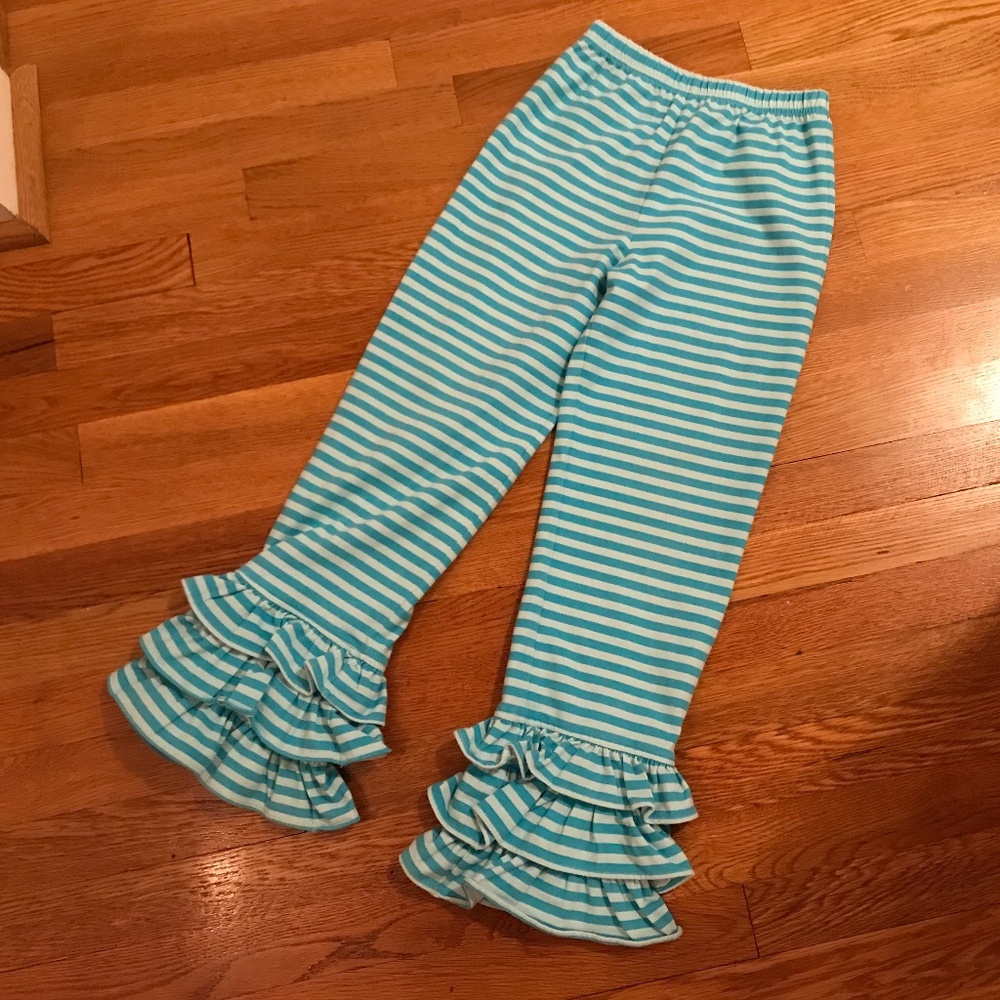 Kelly’s Kids Size 8 Girls Ruffled Pants